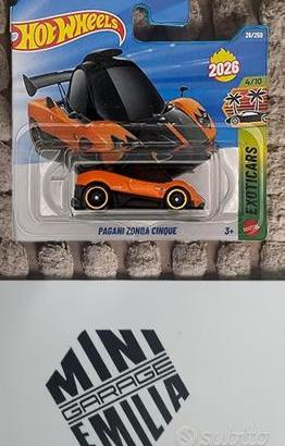 HOT WHEELS TOONED ZONDA PAGANI ORANGE