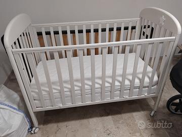 Lettino/culla neonati con materasso