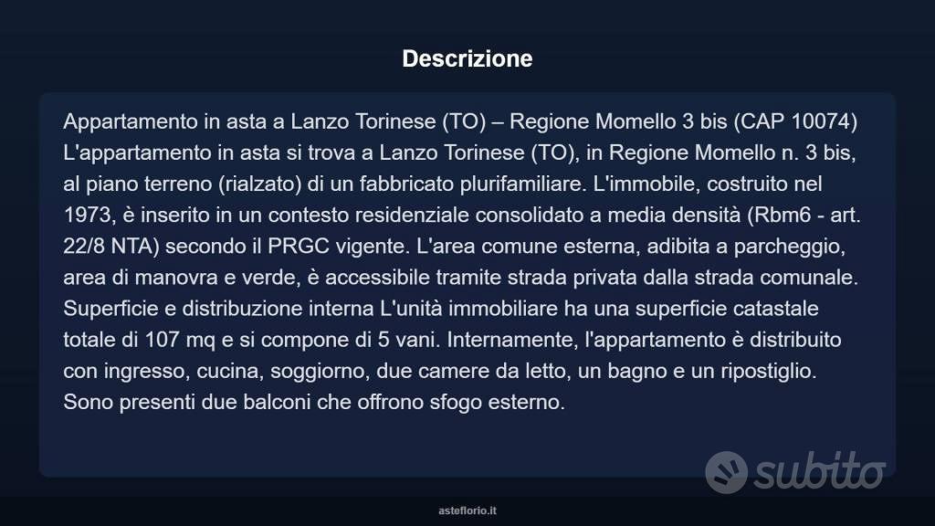 Appartamento – Lanzo Torinese, Momello - Vista 3