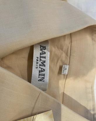 Camicia abbigliamento balmain paris priginale