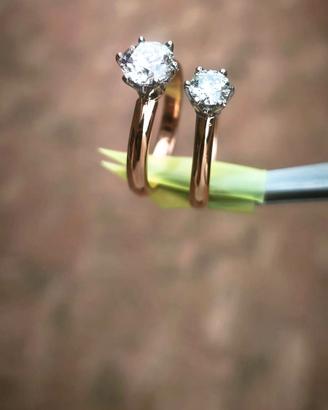 Anello Solitario con Diamante Naturale 1.50 ct