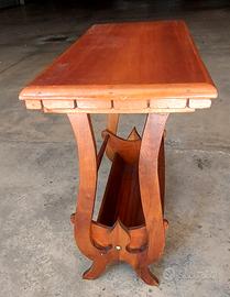 tavolino portariviste vintage  anni 60 in legno