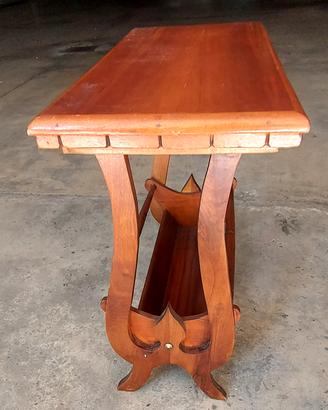 tavolino portariviste vintage  anni 60 in legno