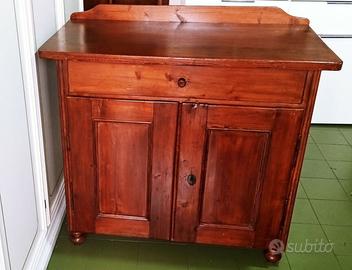 Credenza Antica 800 Legno PREGIATO NOCE