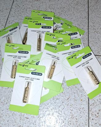 Connettore jack 6.5 mm aux 3.5 mm