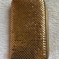 Portafogli maglia metallica dorata OK