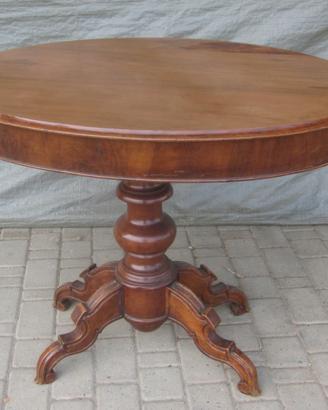 Tavolo ovale in noce vintage