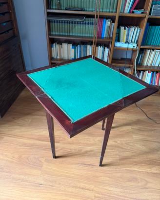 Tavolino da gioco pieghevole in legno