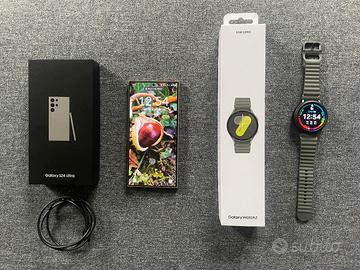 Samsung Galaxy S24 Ultra e Galaxy Watch 7