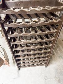 Cantinetta Vino Portabottiglie in Plastica