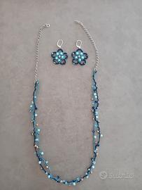 Parure pizzo chiacchierino 