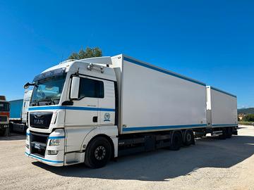 Autotreno Furgonato Man TGX 26.460 con Biga Omar
