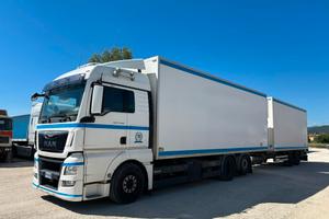 Autotreno Furgonato Man TGX 26.460 con Biga Omar