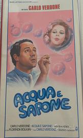 Locandina 33x70 Acqua e Sapone di Verdone 1983
