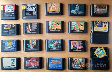 Collezione giochi Sega Mega Drive