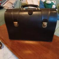 borsa cartella unisex per ufficio in pelle