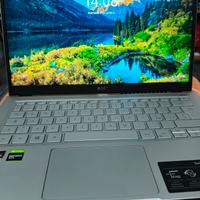 laptop Acer Swift 14" con GTX 1650
