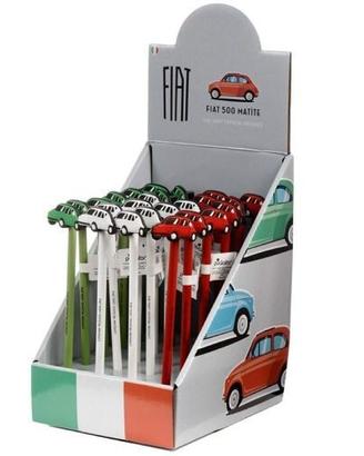 Set di 24 matite con Coprimatita Fiat 500 con scat