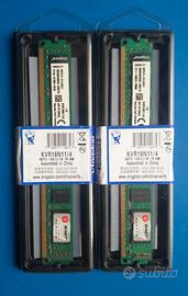 MEMORIE RAM KINGSTON 8 GB (2 x 4 GB) DDR3 1600 MHz