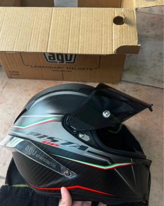 Casco agv pista full carbon gran premio italia