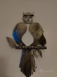 Gufo portafortuna artigianale 