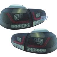 FANALI VOLKSWAGEN VW GOLF 6 08-12 A LED FONDO NERO