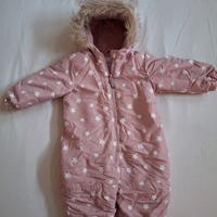 TUTA TERMICA NEVE NEONATO ROSA