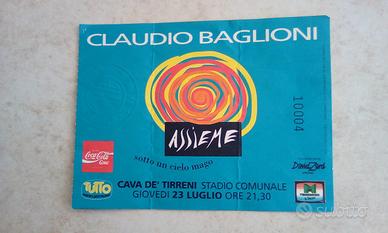 Ticket concerto Claudio Baglioni tour 92