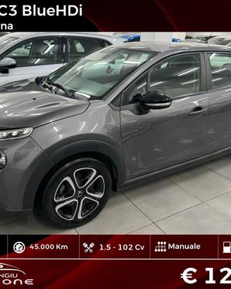 Citroen C3 BlueHDi 100 1.5 DIESEL FINANZIABILE