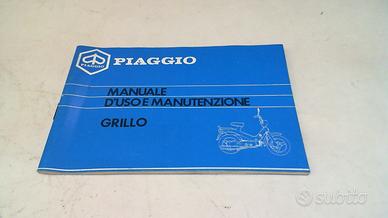 MANUALE USO E MANUTENZIONE GRILLO PIAGGIO