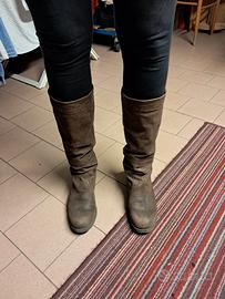 STIVALE DONNA IN PELLE NERO GIARDINI 