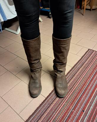 STIVALE DONNA IN PELLE NERO GIARDINI 