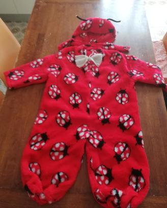 Costume di carnevale da coccinella