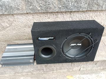 AMPLIFICATORI ALPINE E SUBWOOFER