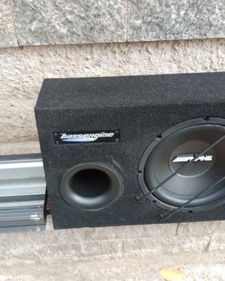 AMPLIFICATORI ALPINE E SUBWOOFER