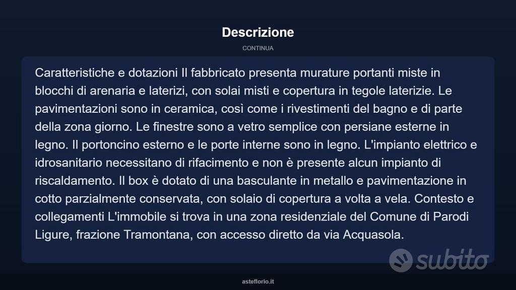 Appartamento – AL - Altro