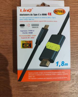 Adattatore type- c a hdmi