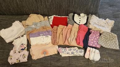 Lotto abbigliamento per bimba 12-18 mesi 