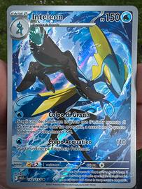 Carta pokemon Inteleon 142/132 full art mega evolu