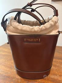 Borsa secchiello The Bridge “Greta” marrone, NUOVA
