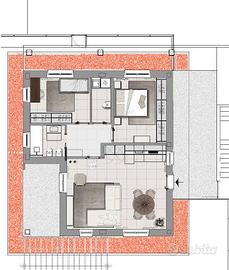 Trilocale di nuova costruzione vicino a stazione