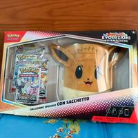 Pokémon Evoluzioni Prismatiche box sacchetto