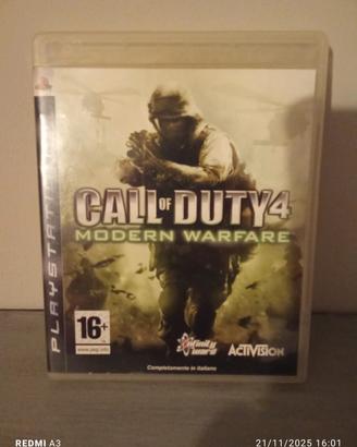 call of duty4 modern warfare per PlayStation 3