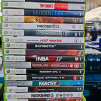 Assortimento di giochi usati per xbox360 a partire