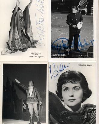 Autografi cantanti lirici
