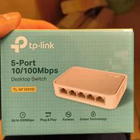 Switch Tp-Link TL-SF1005D + cavo LAN cat5E