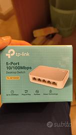 Switch Tp-Link TL-SF1005D + cavo LAN cat5E