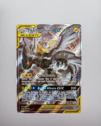 Pikachu & Zekrom GX alleati promo SM168 