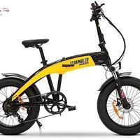 Fat-bike Scrambler Ducati Scr-E 250w nero/gialla