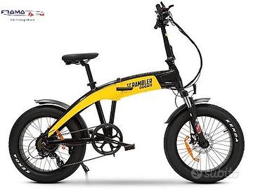 Fat-bike Scrambler Ducati Scr-E 250w nero/gialla